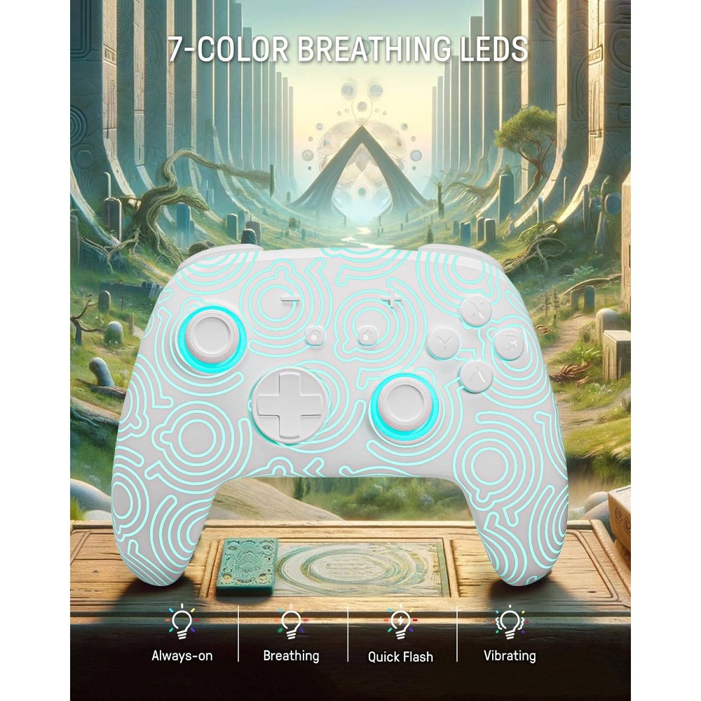 FUNLAB Firefly [Luminous Pattern] Switch Pro Controller Wireless‎ Compatible - Picture 10 of 10